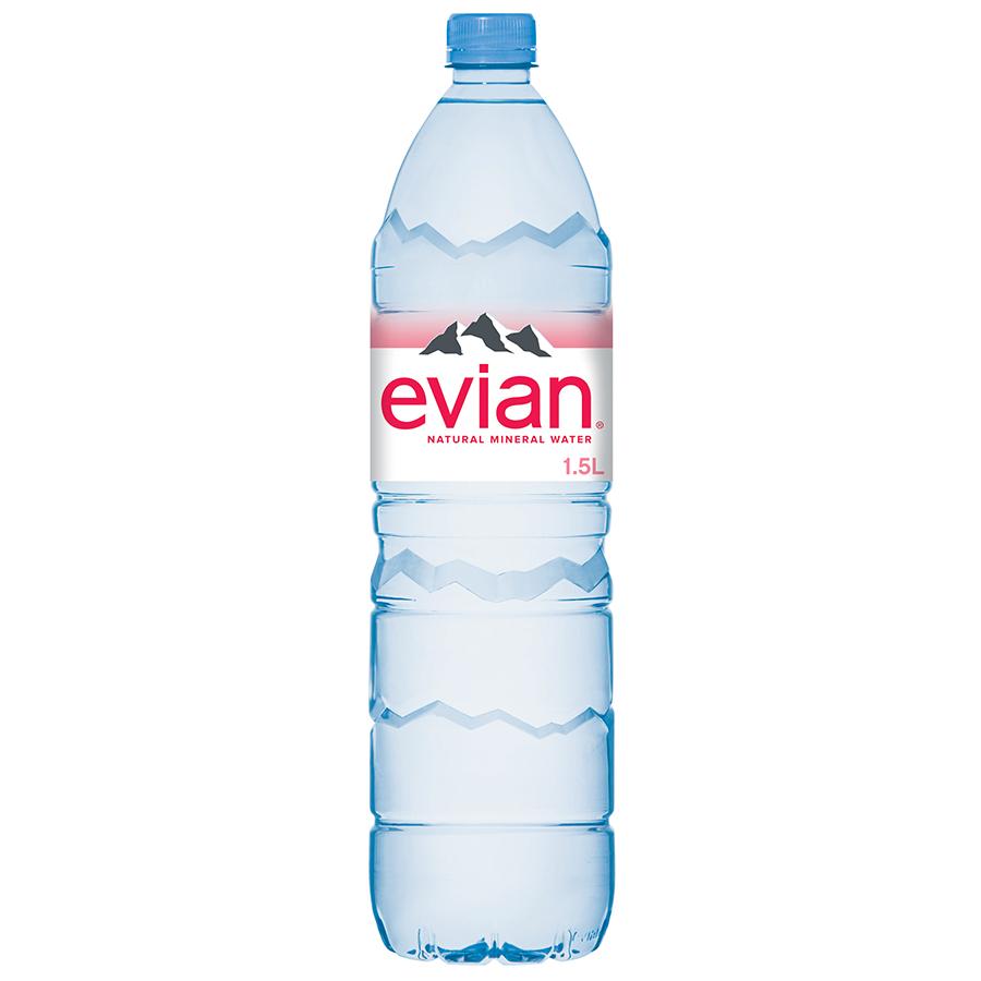 Nước Khoáng Thiên Nhiên Không Ga Hiệu Evian 1500ml