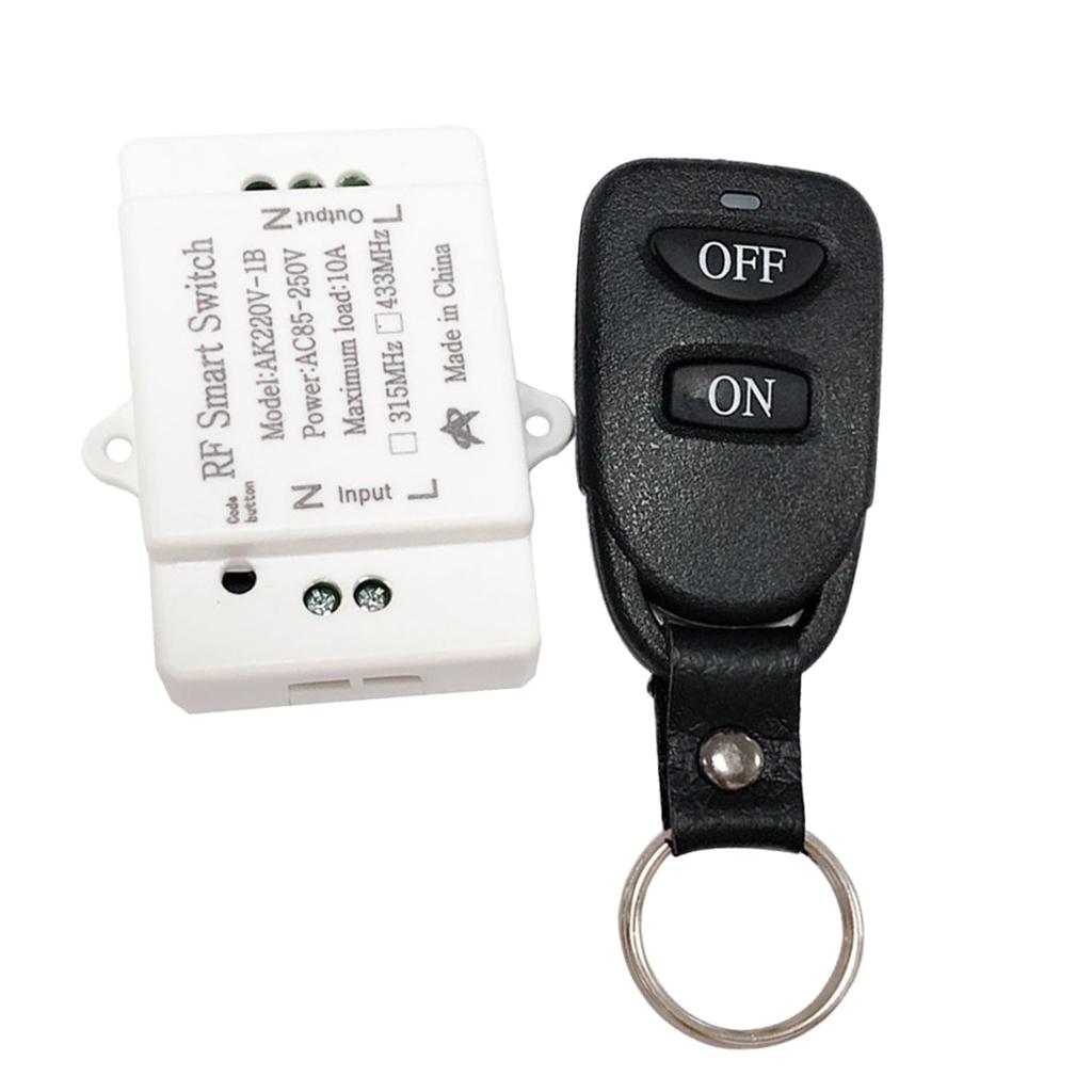 433Mhz Relay Switch  - Wireless FR Remote Control Switches for Lights, Curtain, Electrical