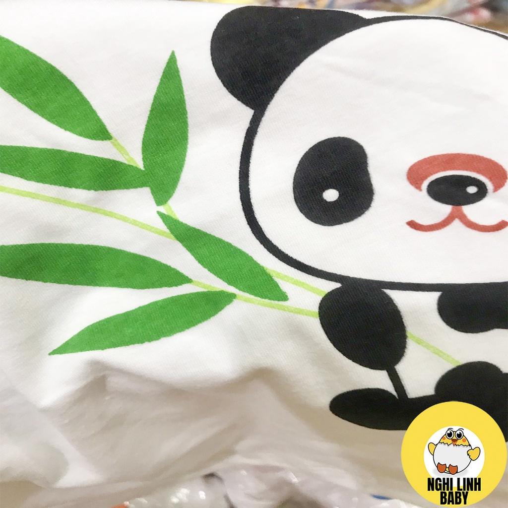 Đồ bộ 100% cotton trẻ em nát nách quần đùi có viền màu thích hợp cho bé trai và bé gái - Nghi Linh baby