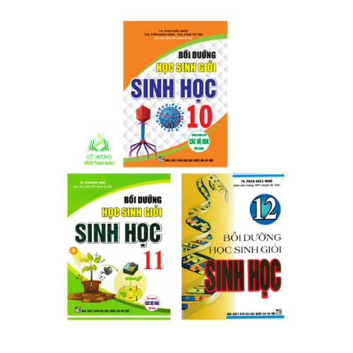 Sách - combo bồi dưỡng học sinh giỏi sinh học - phan khắc nghệ 10 - 11 - 12