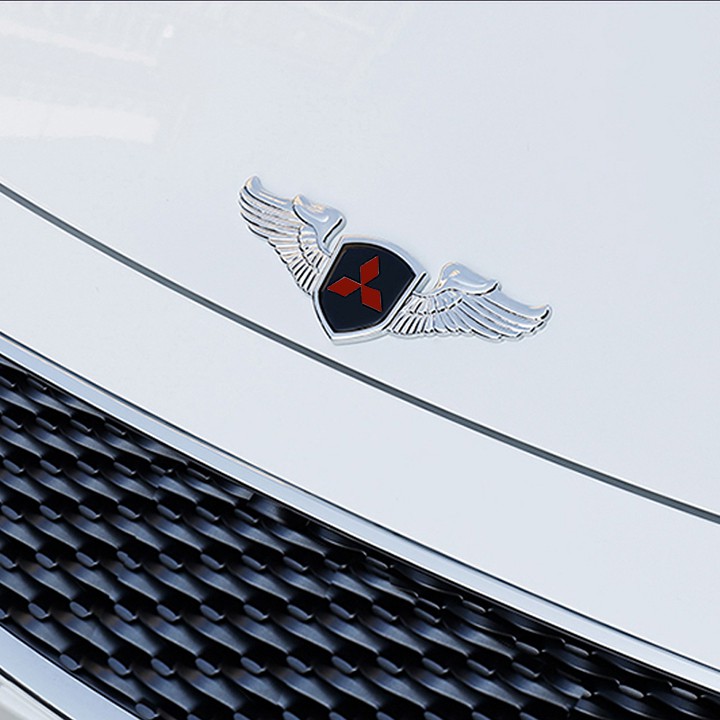 Logo trang trí ô tô hình cánh chim đại bàng, Logo dán xe ô tô