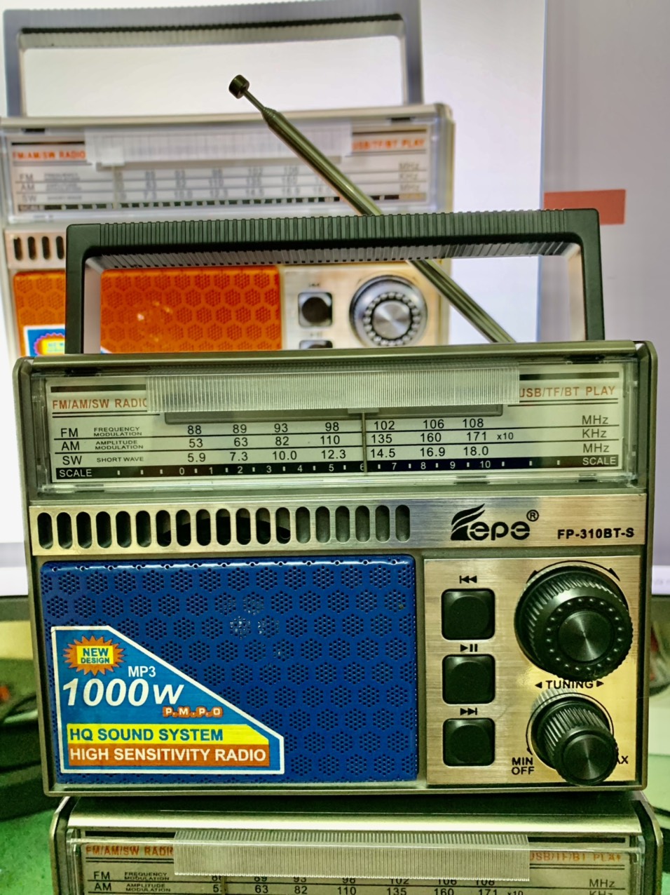 ĐÀI RADIO Pepe-310BTS Nhật bản Năng Lượng Mặt Trời Mẫu Mới Nhất-Hàng Chính Hãng