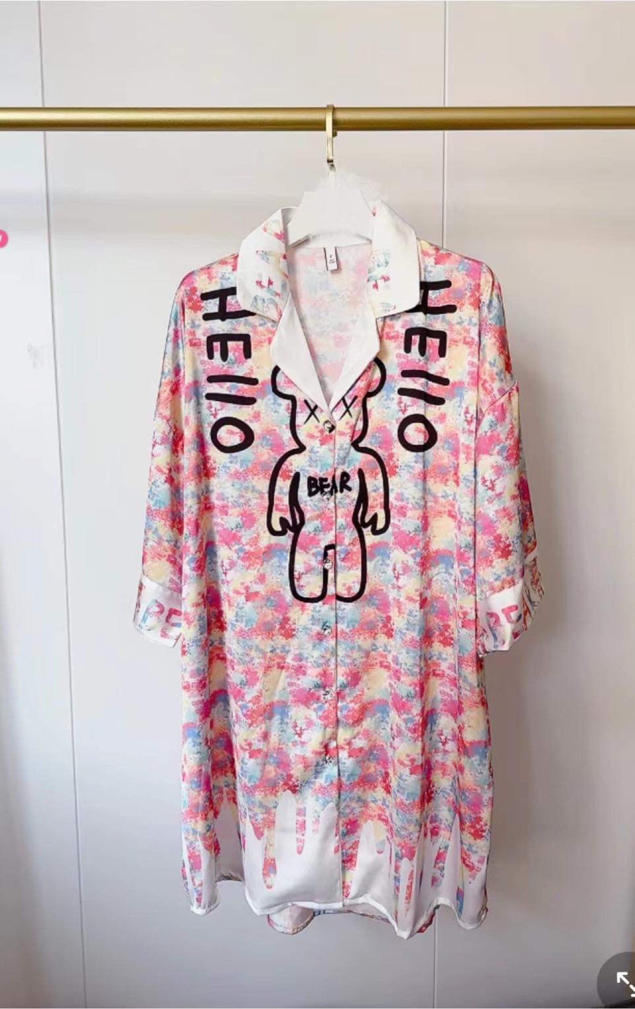 Váy Ngủ Sơmi Nơ To Đáng Yêu - B.Lingerie