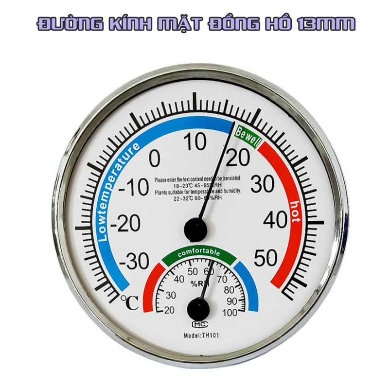 Máy đo độ ẩm nhiệt độ màn hình cơ TH101