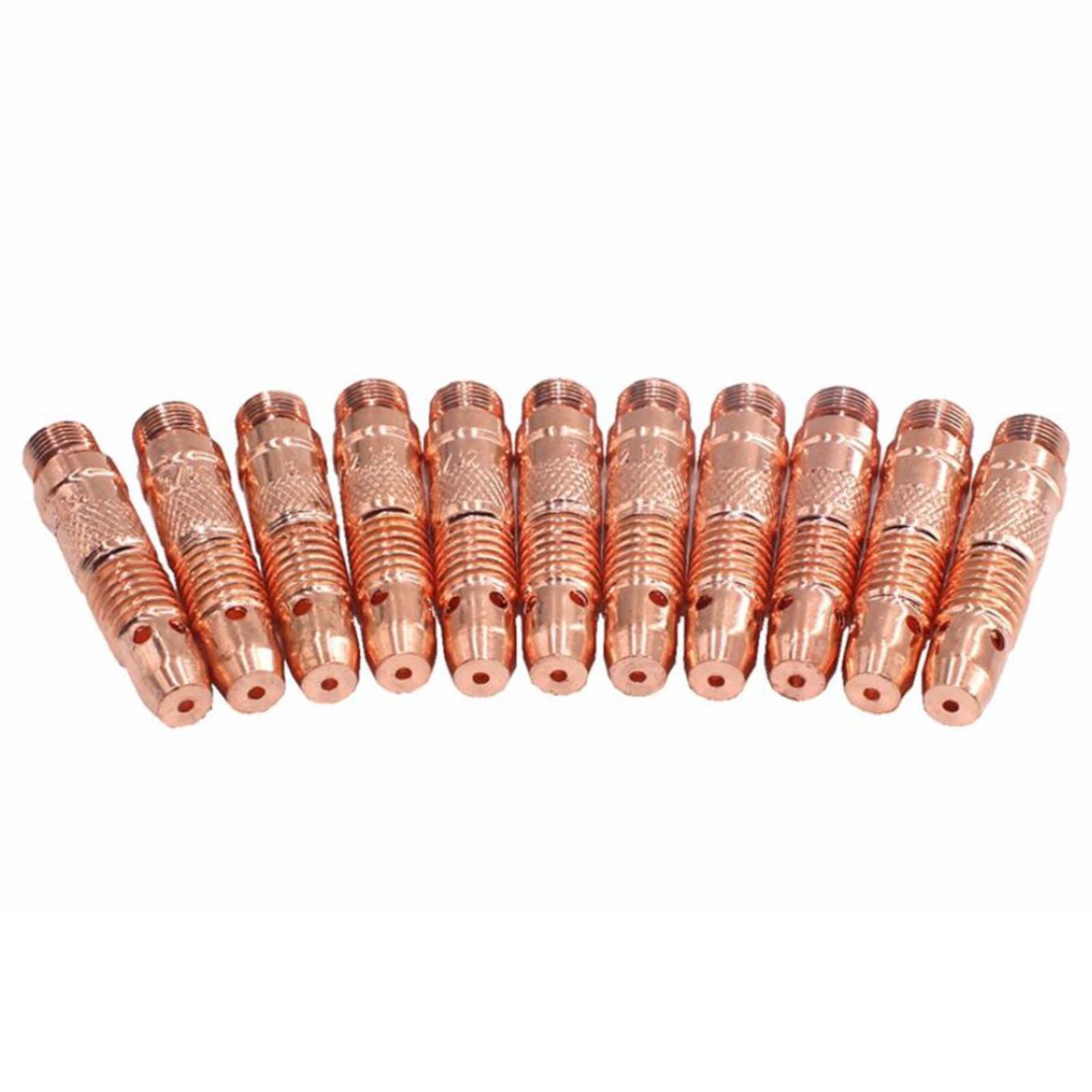 40Pcs Welding Collet Equipment Tungsten Collet Body for WP18 WP17F WP17V