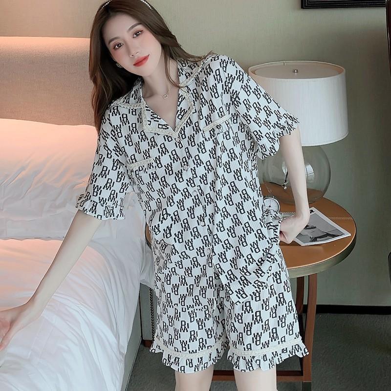 Pijama, Bộ Ngủ Nữ Đồ Mặc Nhà Set Cộc CCCP05