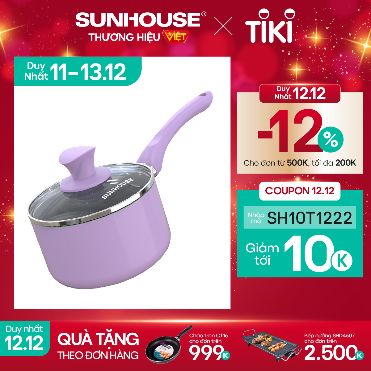 Quánh chống dính đáy từ Violet Sunhouse VI-MP16