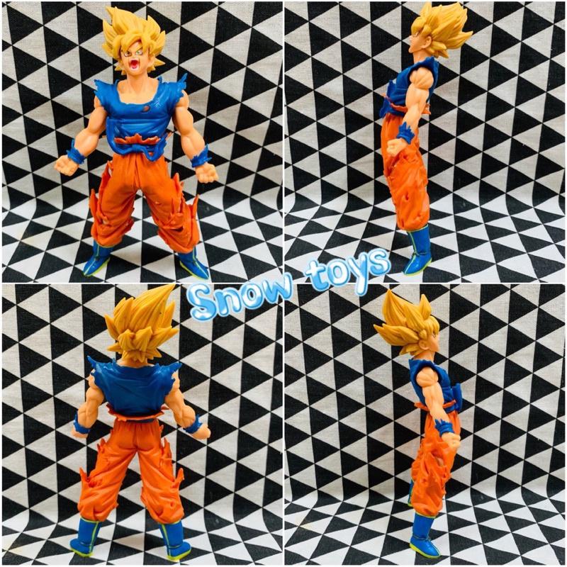 Mô hình Dragon Ball Z - Mô hình Songoku Son Goku Super Saiyan SSJ - Goku tóc vàng vận nội công - Cao 18cm