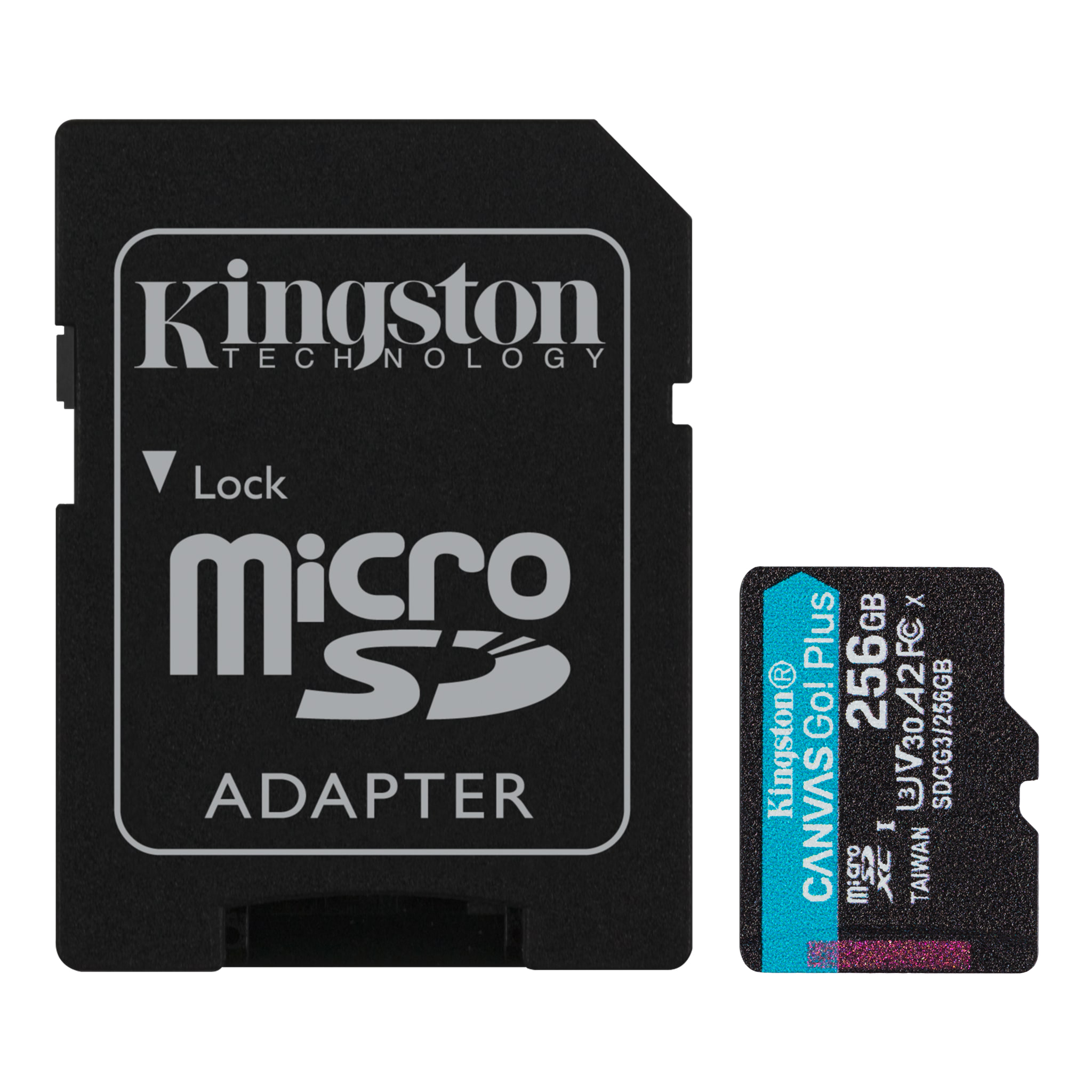 THẺ NHỚ KINGSTON 256GB MICROSDXC CANVAS GO PLUS 170R-ADAPTER- Hàng Chính Hãng