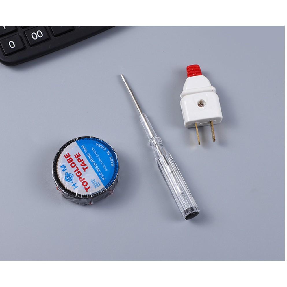 Bộ 3 dụng cụ sửa điện gia đình kèm bút thử điện băng dính phích cắm