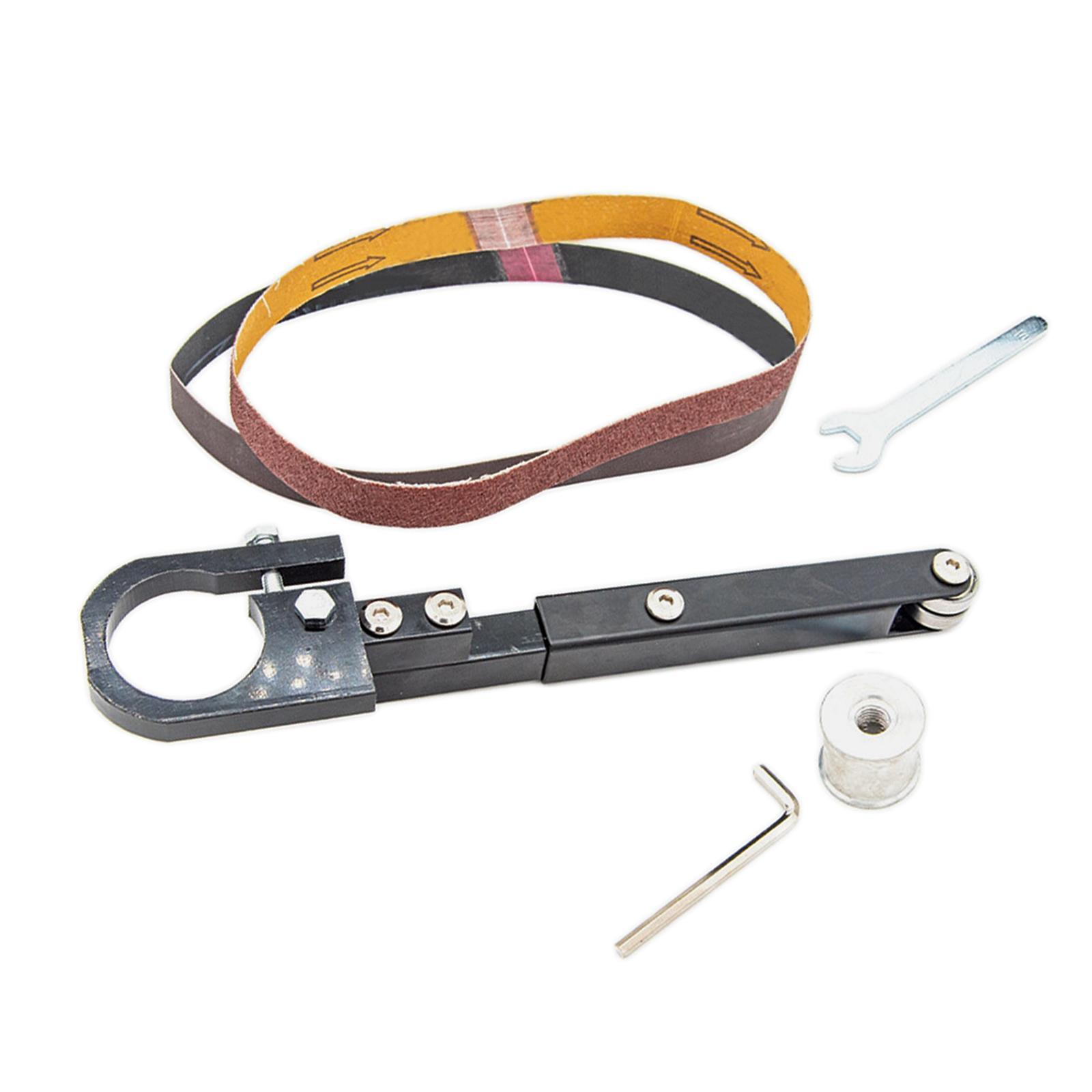 Belt Sander Angle Grinder Grinding Bracket Stainless Steel Multifunctional Drawing Machine Polishing Machine for Grinding DIY Sharpening,