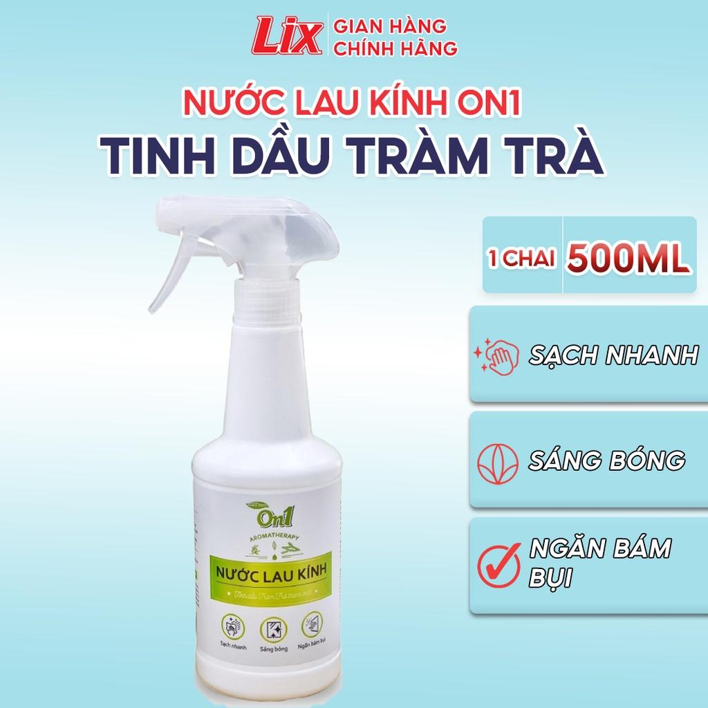 Nước lau kính On1 500 ml CH20, Vệ sinh sạch bụi bẩn, cặn bám lâu ngày vách kính, gương nhà tắm, cửa sổ đa năng