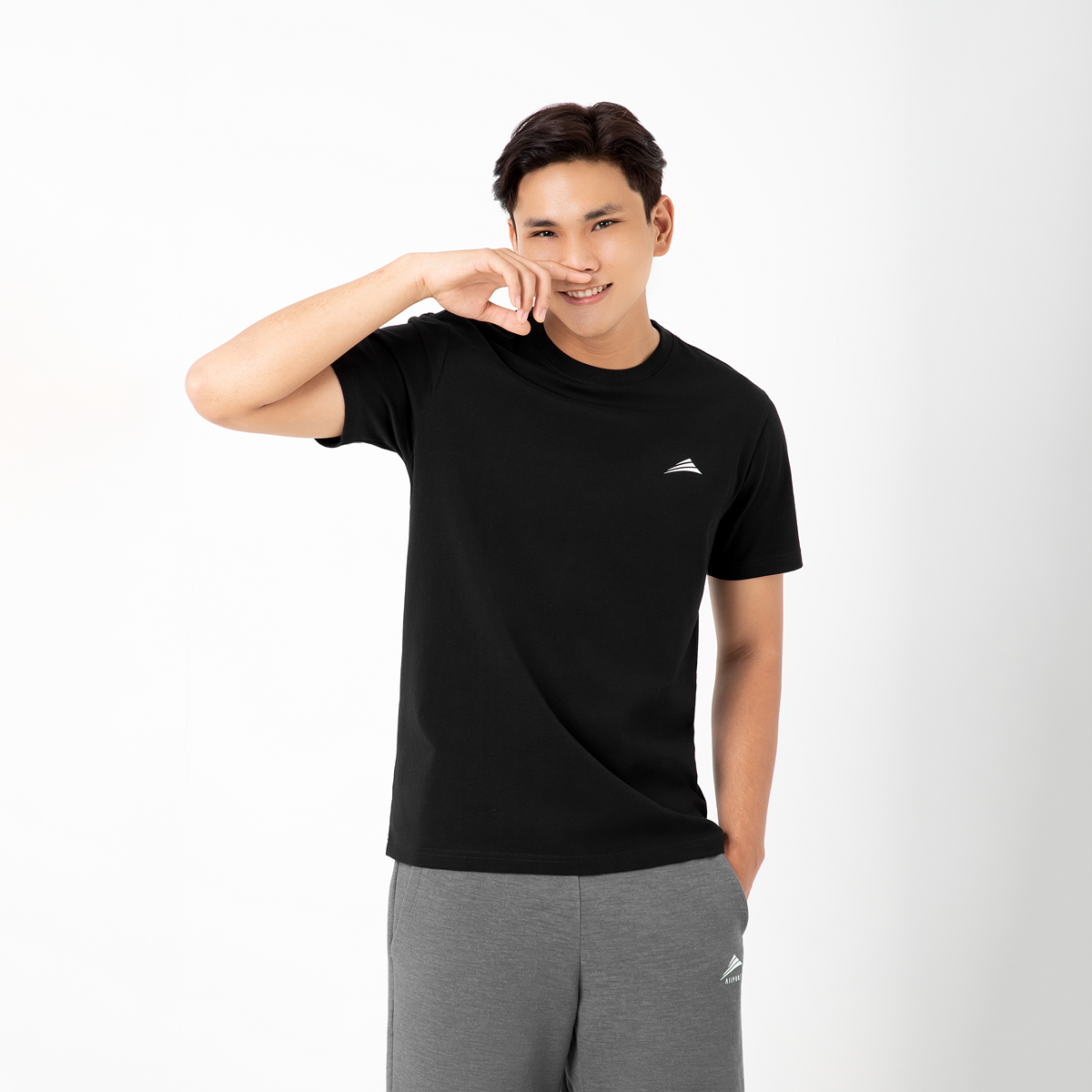 Áo thun nam cotton cổ tròn ALLPUR cao cấp phong cách tối giản thời thượng