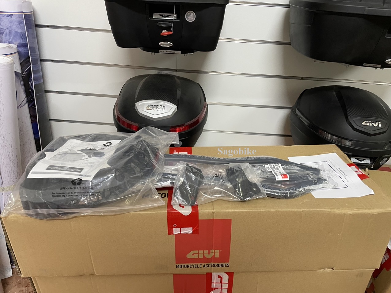 Baga ZR Winner X / Cảng givi ZR Winner X / Winner 150 baga kèm đế M7MNS có đèn, hàng givi chính hãng, mới 100%