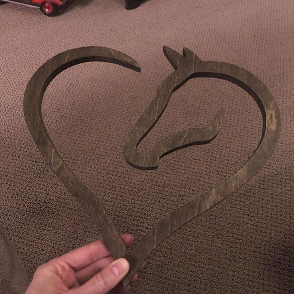 Horse   Figurines Wooden Ornament Sculpture for Horse rs