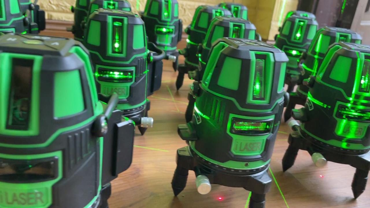 Máy Cân Mực Laser 5 tia xanh