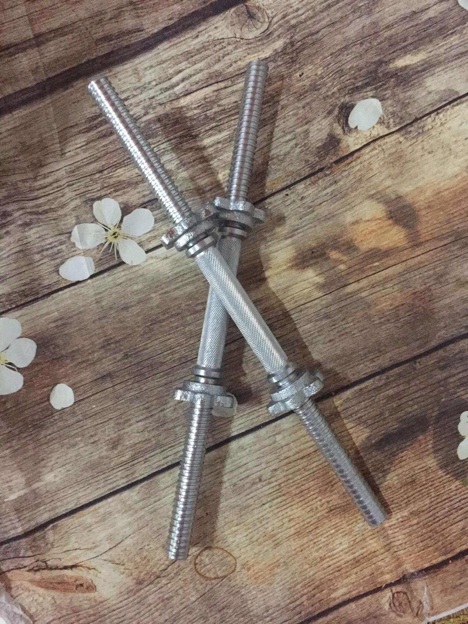 Đòn tạ tay ngắn 35cm/ 45cm/50cm hàng chuẩn độ dài