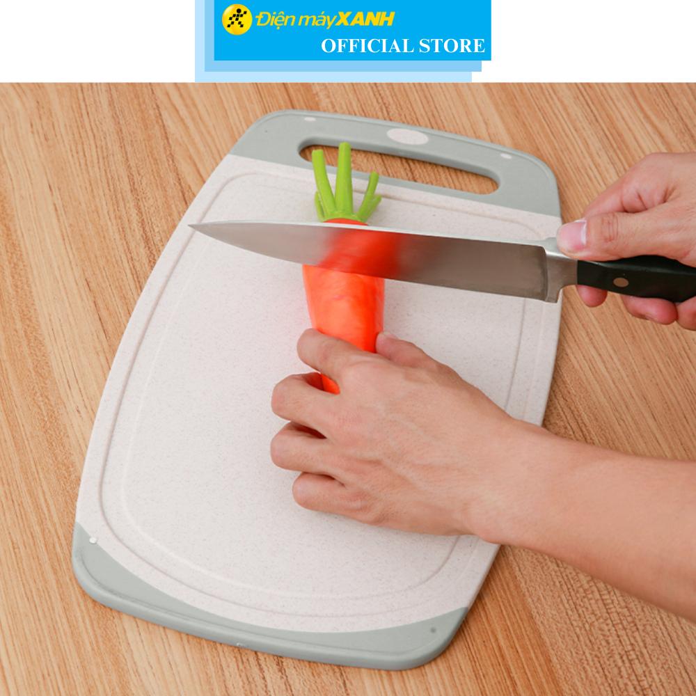 Thớt lúa mạch oval 35 x 22 cm Delites LD-CB001B