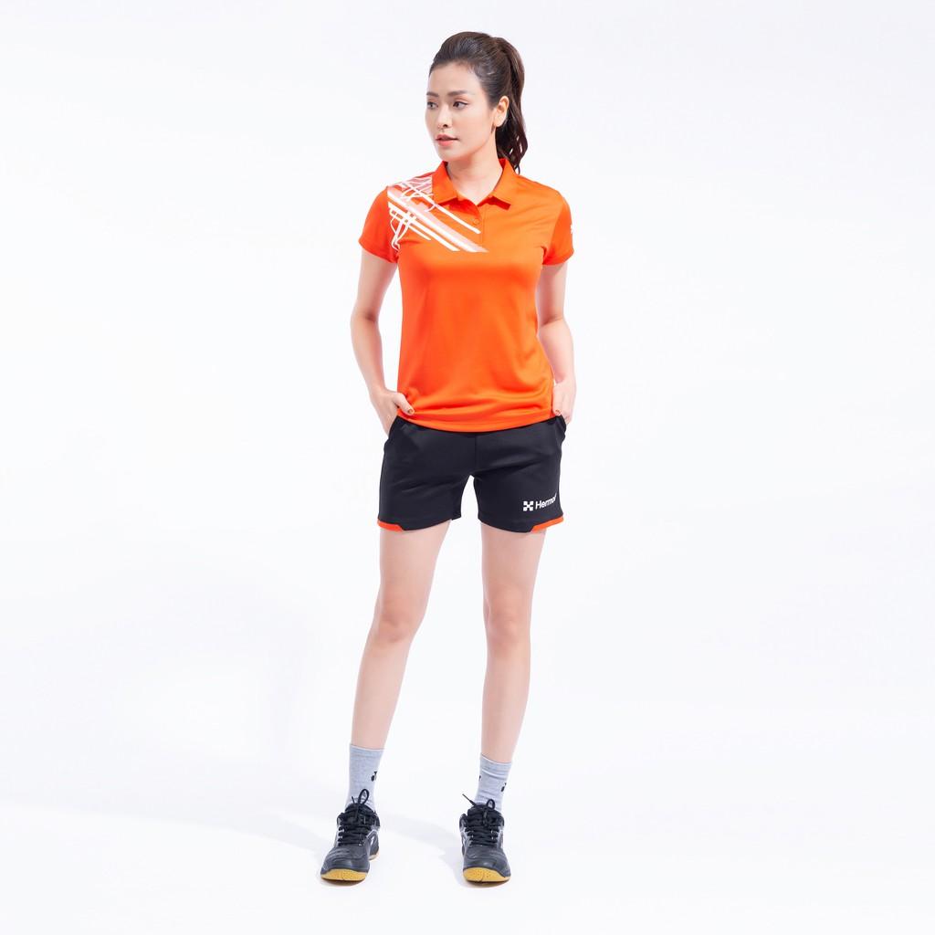 Áo Thể Thao Nữ HERMOD Tennis, Cầu Lông, Bóng Chuyền, Vải Co Dãn, Thoáng Mát, Thấm Hút B01CAM