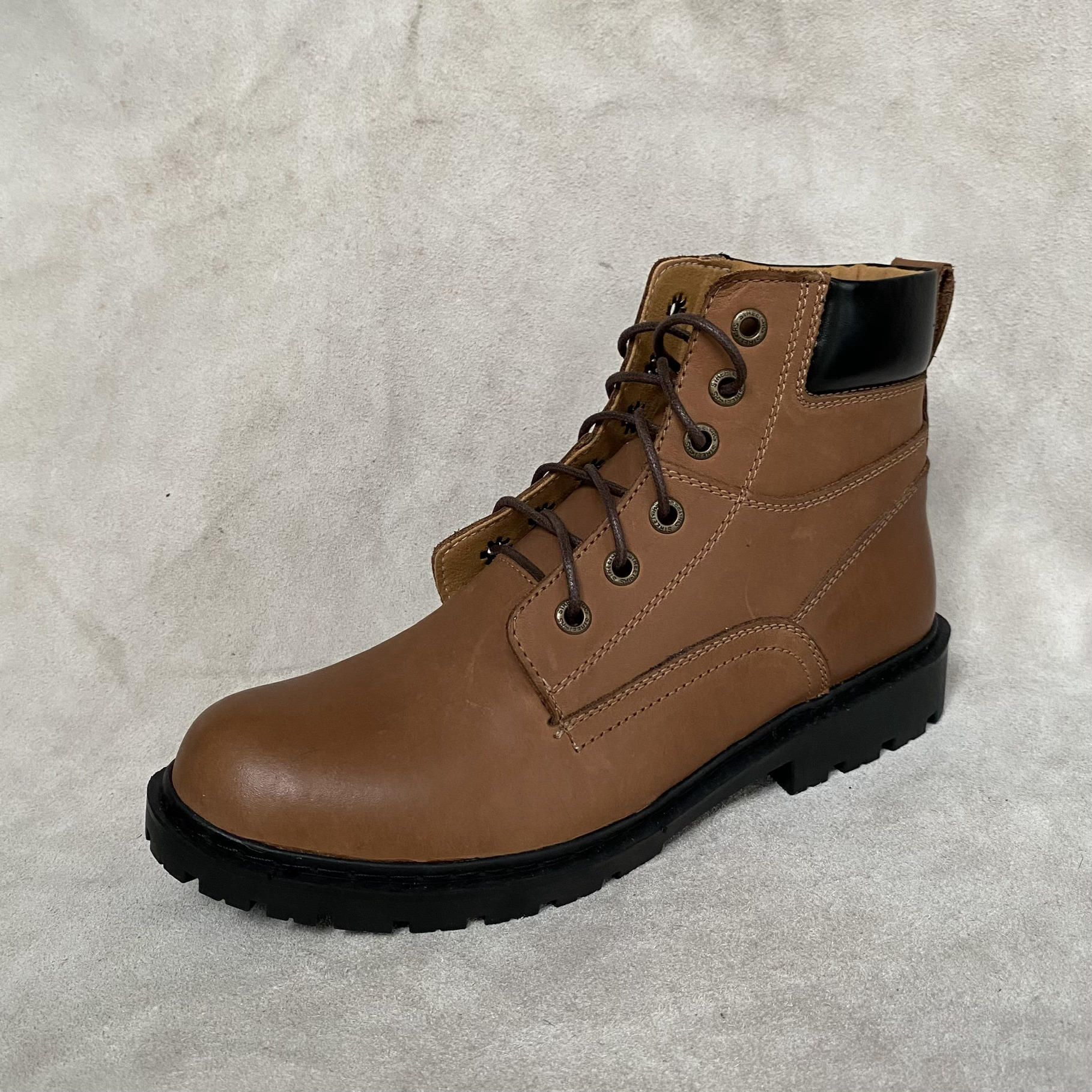 Giày da nam cao cổ Boots nam TEFOSS HN612 vàng bò cá tính và sành điệu làm từ da bò thật size 38-44