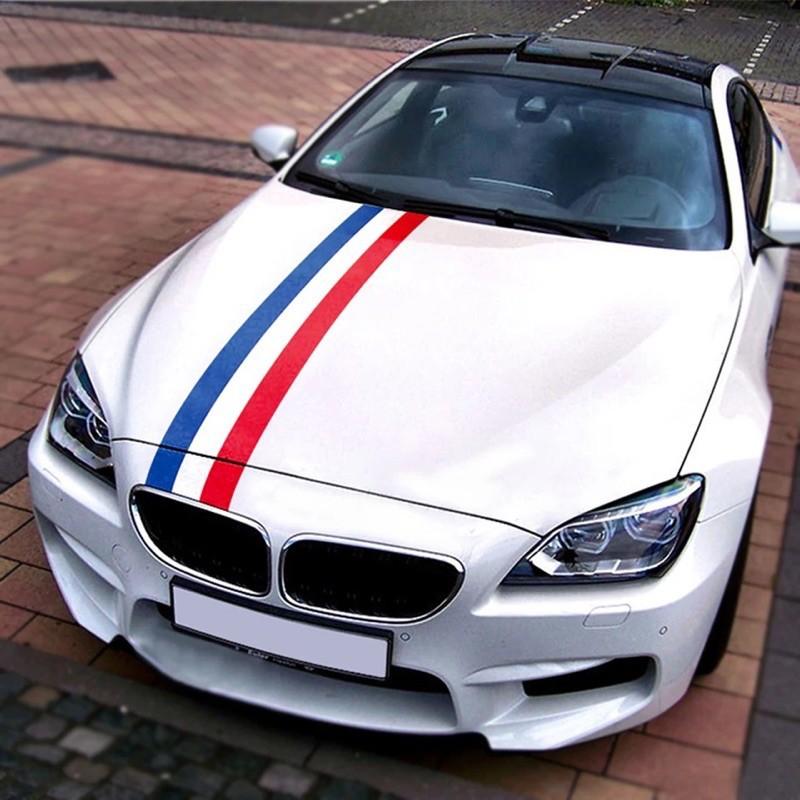 Freeship PK ô tô | decal dán xe thể thao phong cách BMW M sport, cờ ý, đức, pháp, loại cao cấp độ bền cao - Đức *1m
