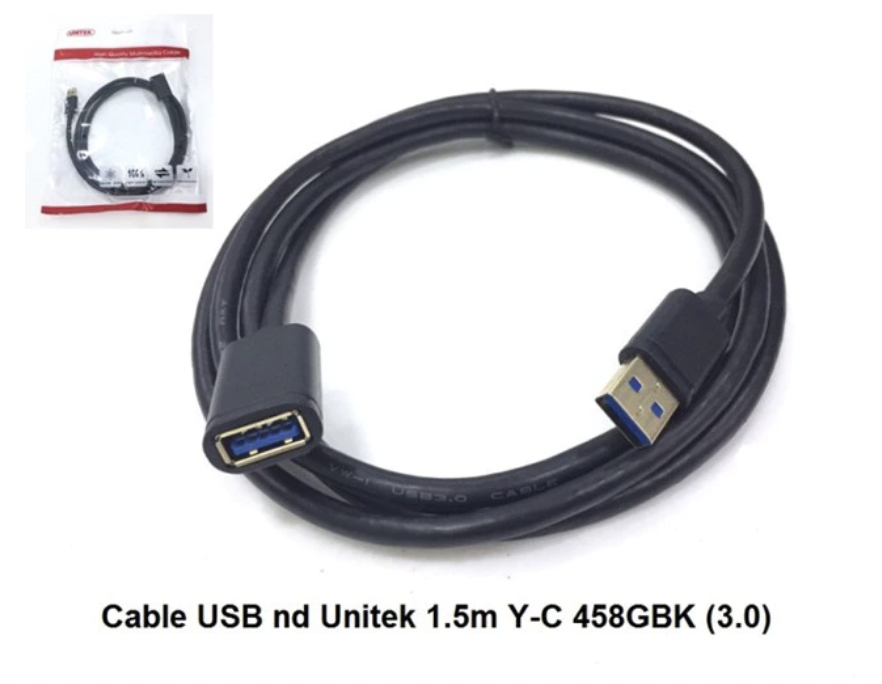 CÁP USB NỐI DÀI 3.0 UNITEK 1.5M YC 458GBK HÀNG CHÍNH HÃNG