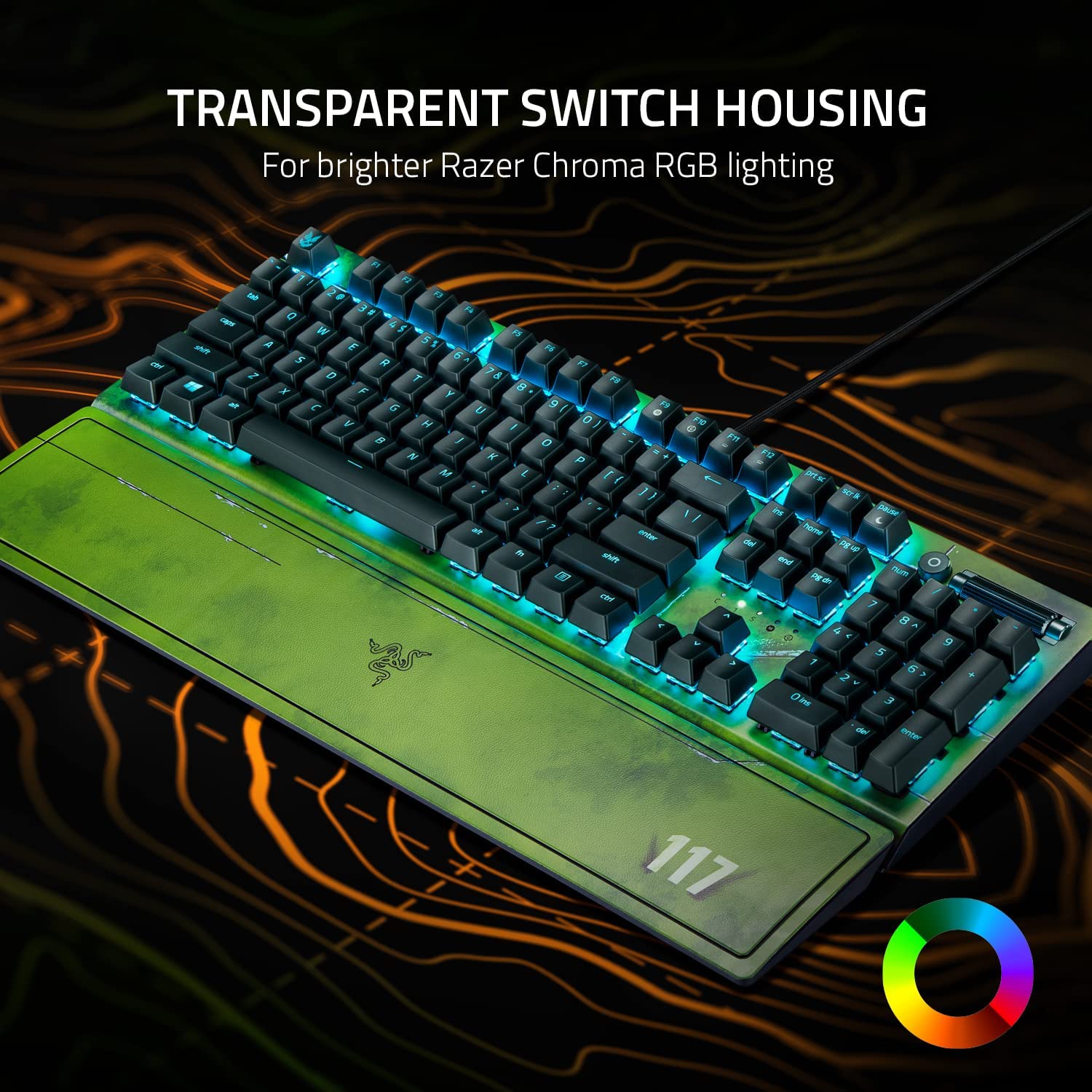 Bàn phím Razer BlackWidow V3-Mechanical–HALO Infinite Edition_Hàng chính hãng