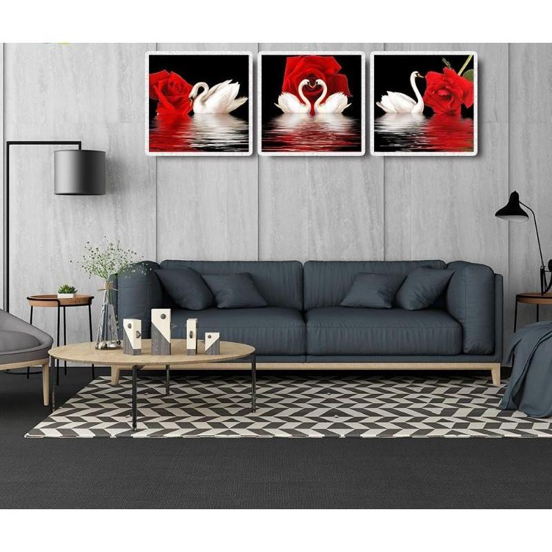 Tranh treo tường canvas thiên nga