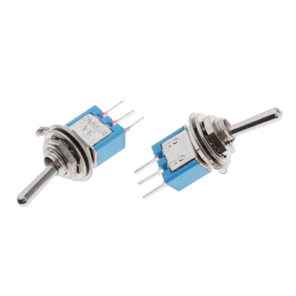 5x   Toggle Switch Momentary Mini Metal Rocker Switches Car Motor