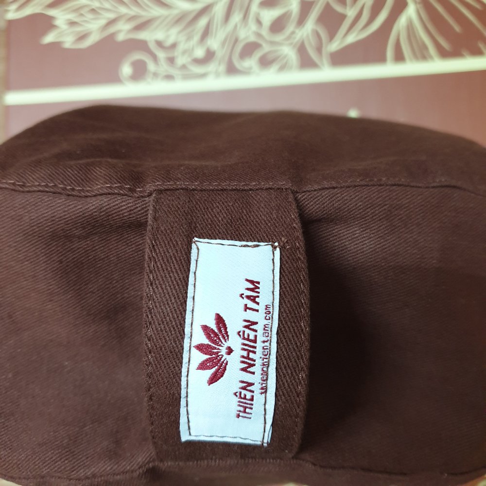 Bộ gối ngồi thiền - Tọa cụ và Bồ đoàn vỏ đậu xanh Thiên Nhiên Tâm