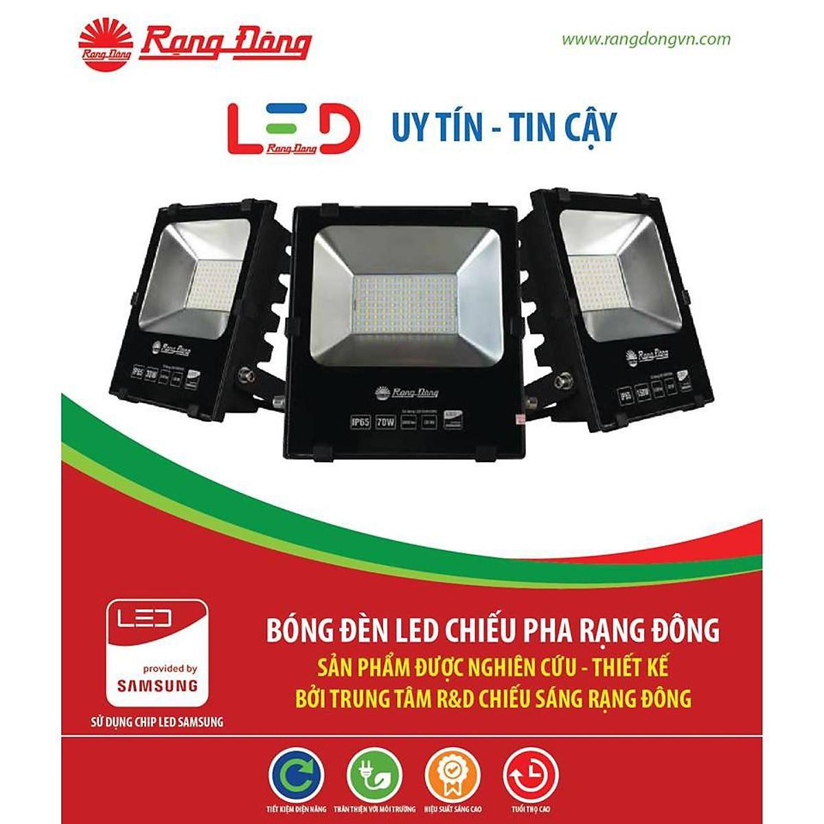 Đèn Pha LED 10W Rạng Đông - Model: D CP06L/10W