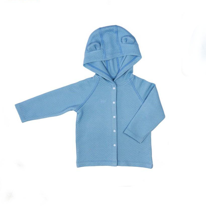 Áo khoác chần bông cho bé mũ tai gấu siêu dễ thương  (4-15kg) , hàng chính hãng HAKI BB014