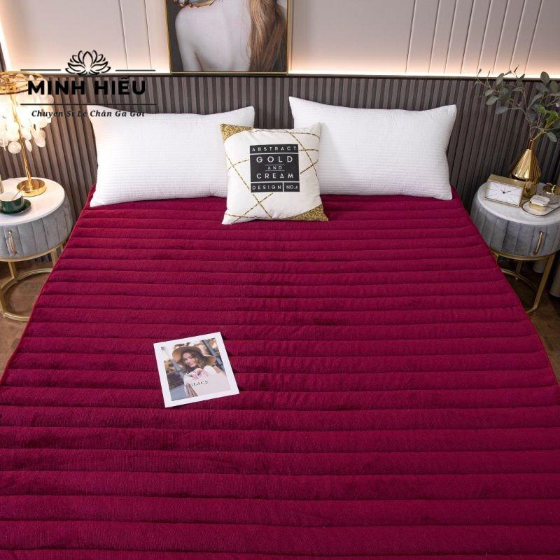 Thảm nỉ trải giường BED MATS - Nệm Trải Giường Đa Năng Bông Tấm Ảnh Thật