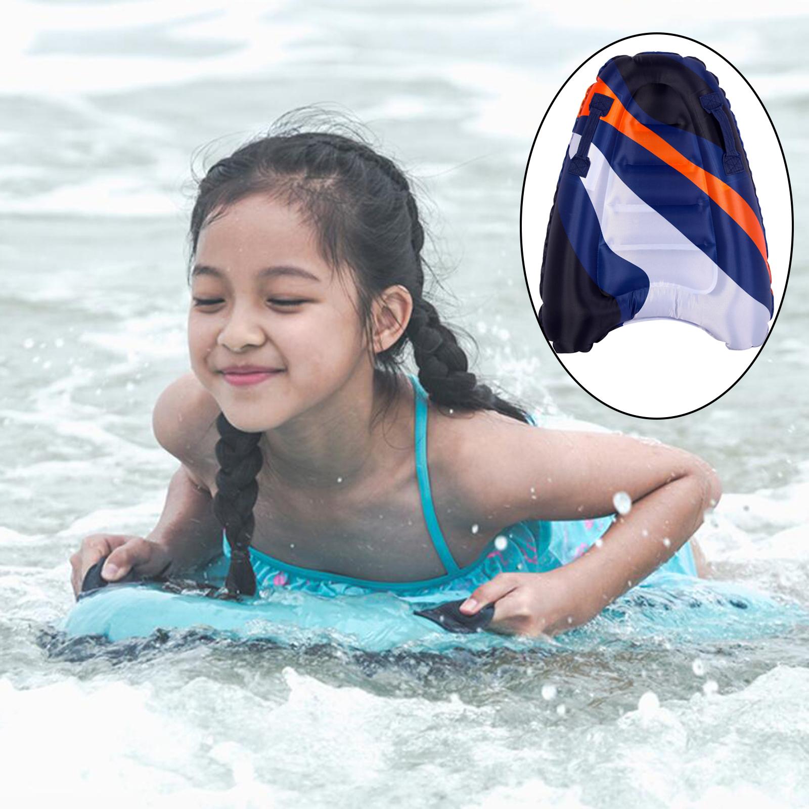 Inflatable Surfboard Children Inflated Surf Board Swimming Learning Kickboard Pool Slip and Slide Boards