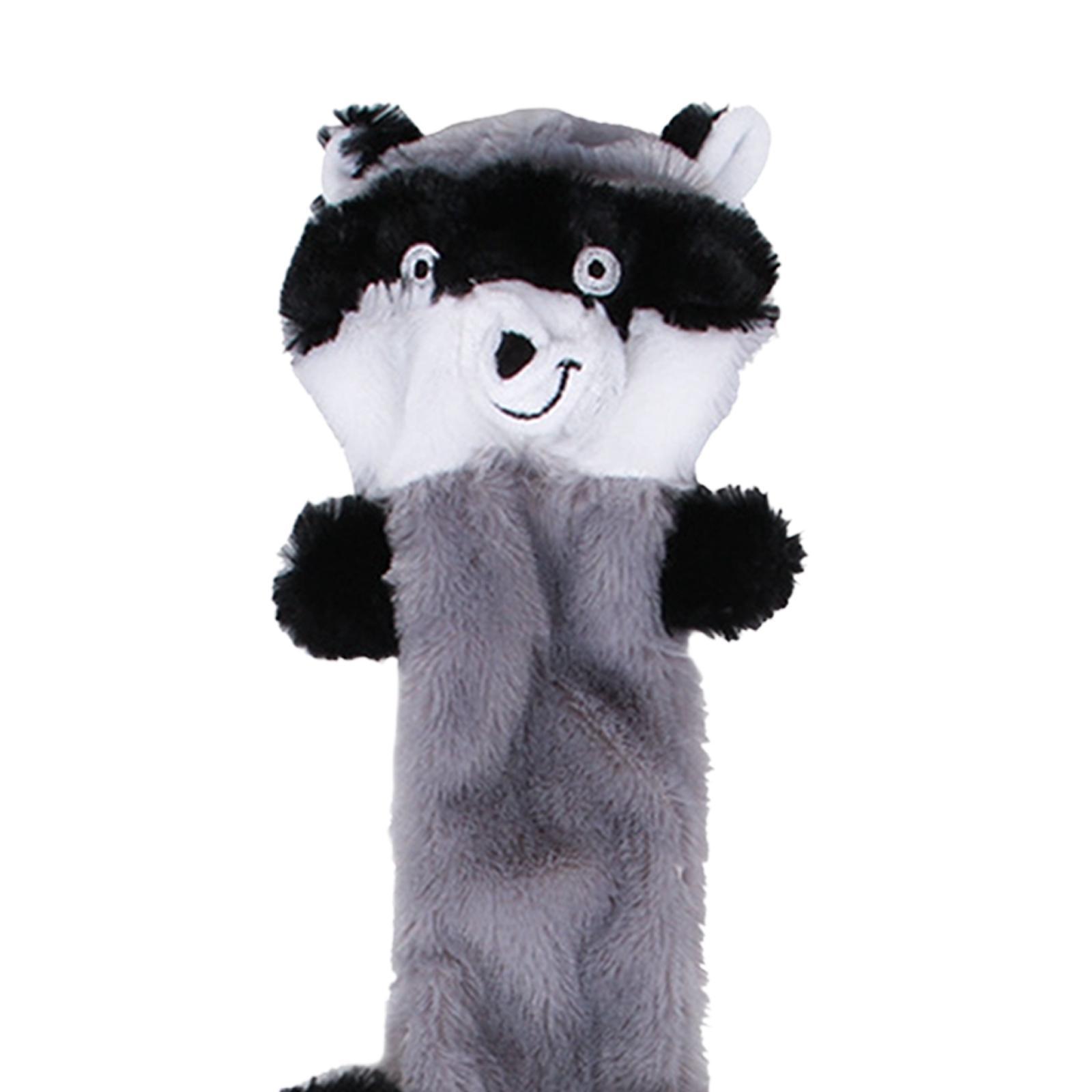 No Stuffing Plush Teething Dog Squeaky Toy for Small to Large Dogs