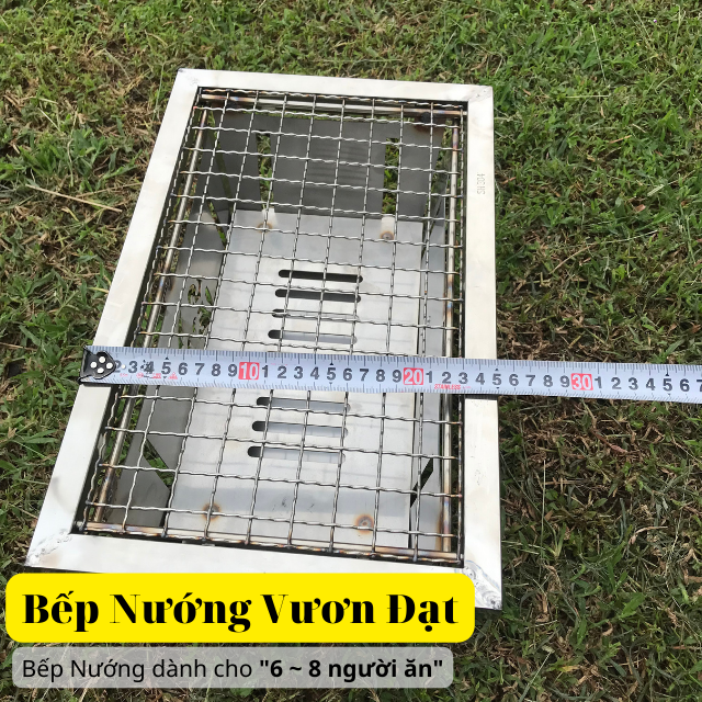 Bếp Nướng Than Hoa Inox 304 | Chuyên dùng để bàn quán ăn