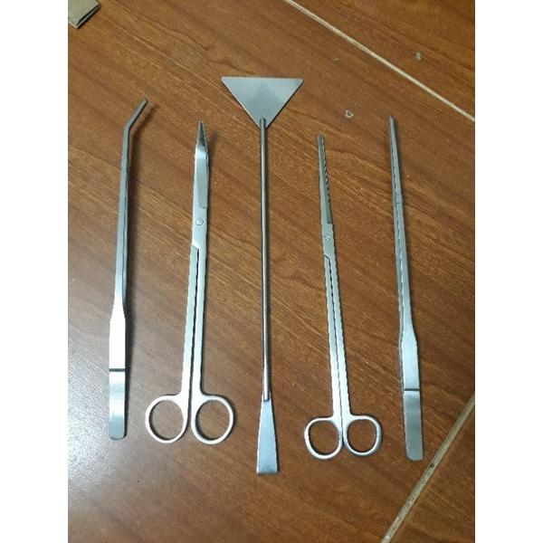 DỤNG CỤ THỦY SINH BẰNG HỢP KIM INOX CHỐNG RỈ- NHÍP CONG NHÍP THẲNG KÉO CONG KÉO THẲNG