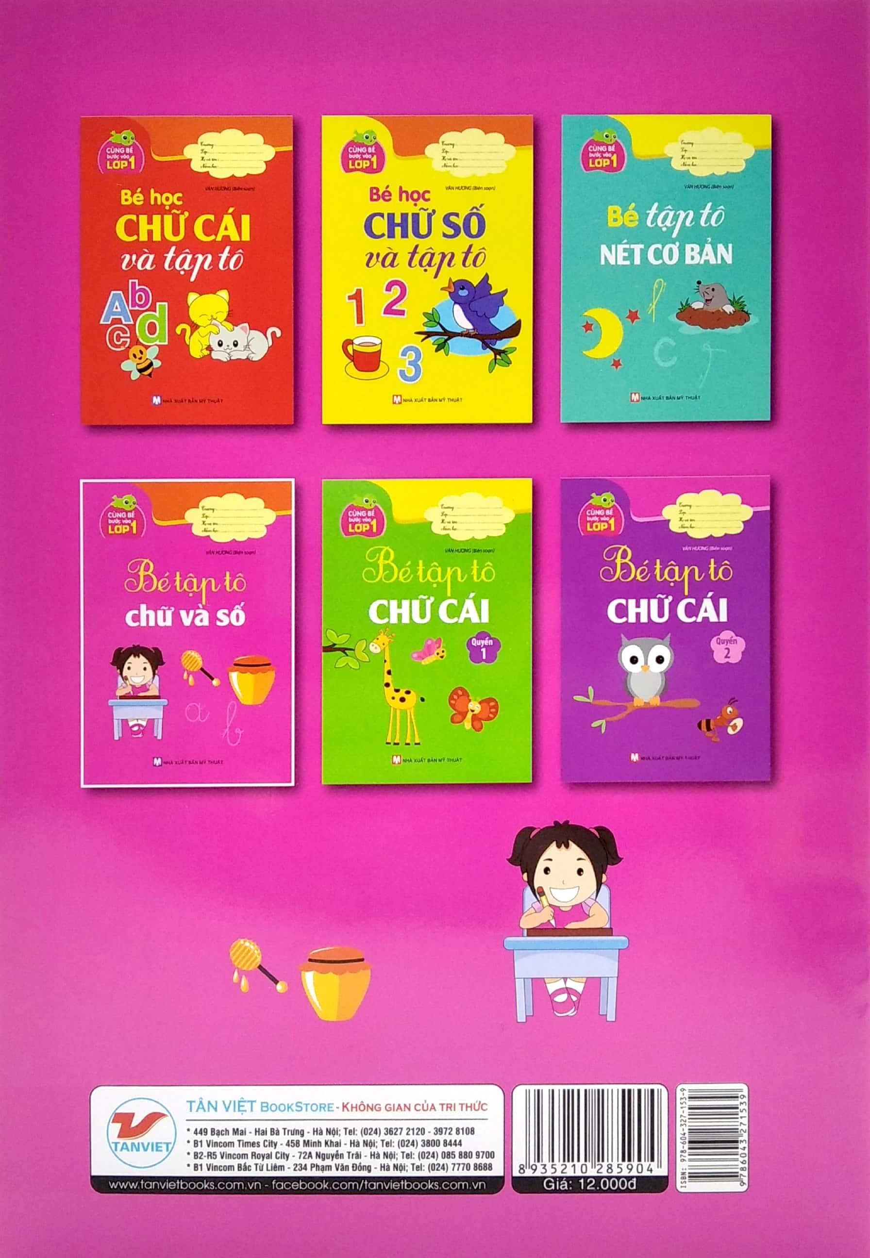 Cùng Bé Bước Vào Lớp 1 - Bé Tập Tô Chữ Và Số