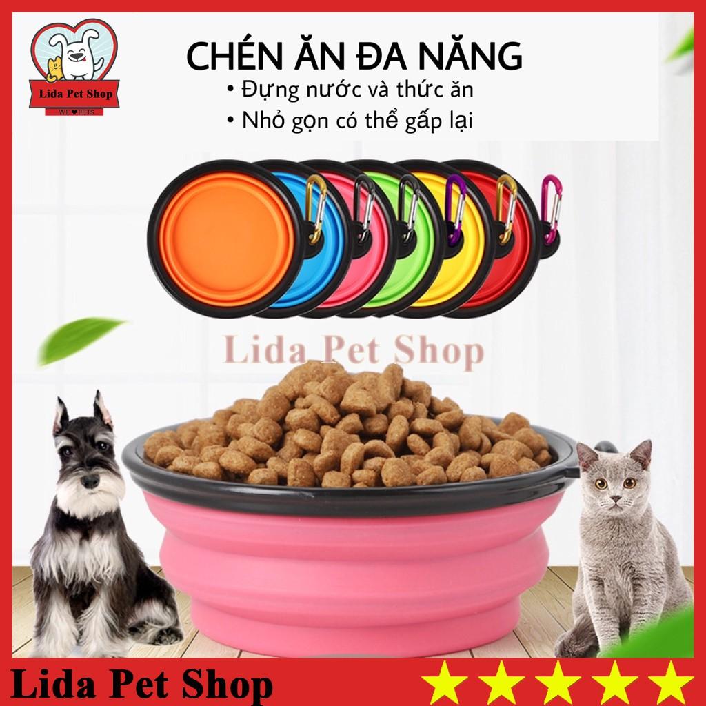 Bát ăn cho chó mèo thú cưng - Bát Du Lịch (màu ngẫu nhiên)