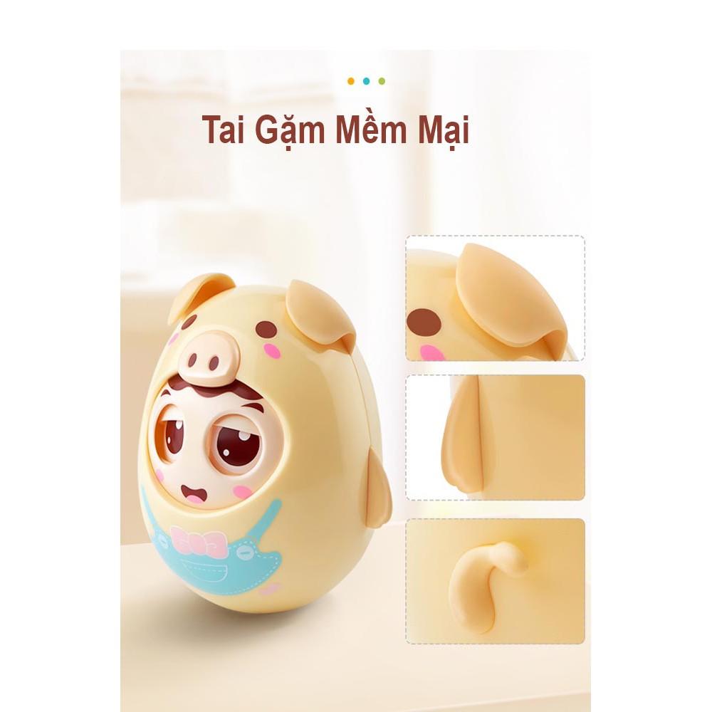 Lật Đật 4D Mắt Nhắm Mở Phát Âm Thanh Hình Lợn Con