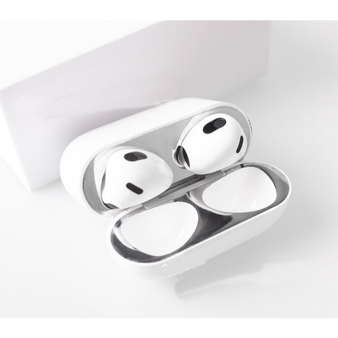 Miếng Dán Chống Bụi Kim Loại Kai Dành Cho Airpods Pro 2 / Airpods Pro / Airpods 3 - Hàng Nhập Khẩu