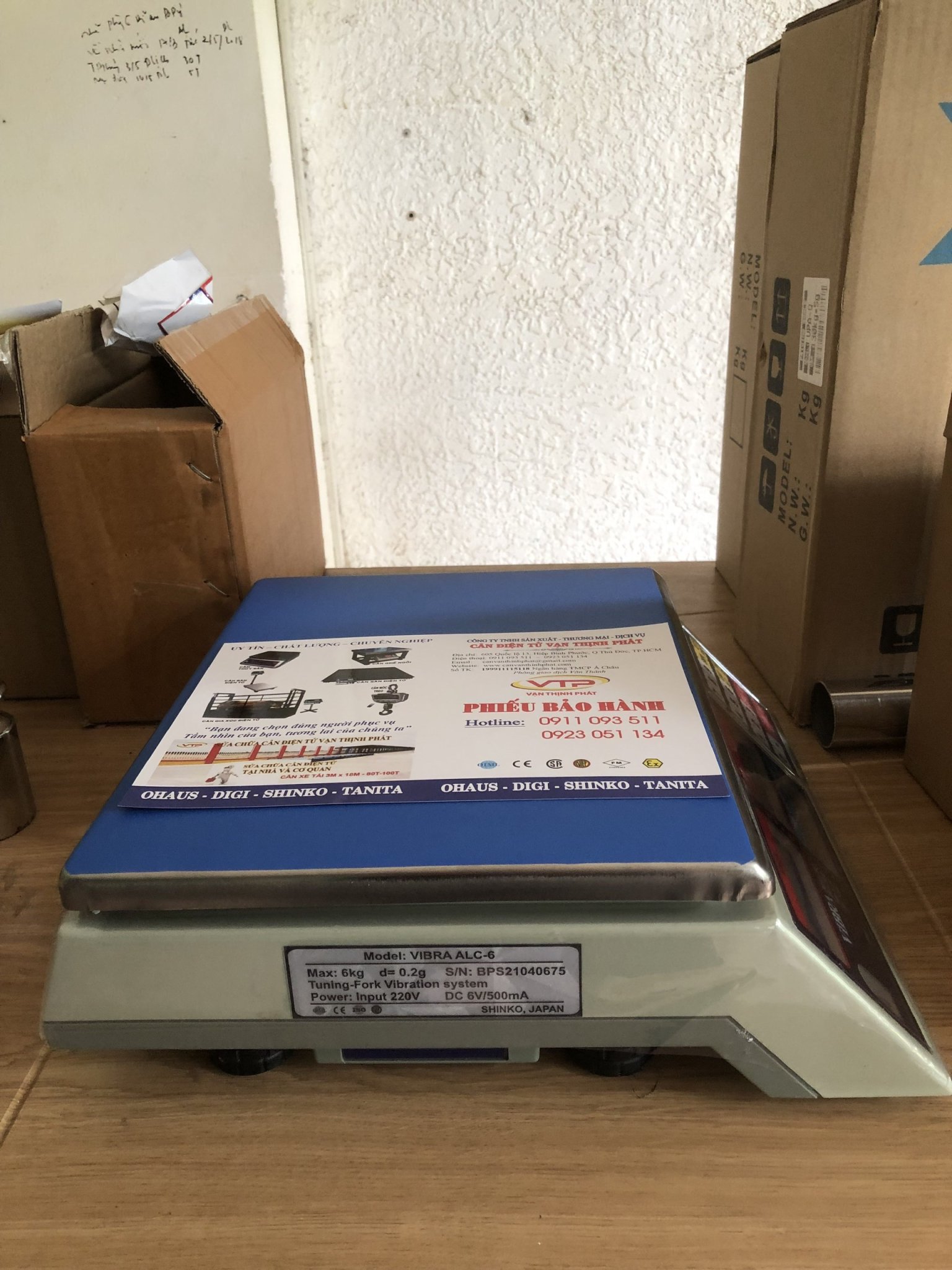 Cân Điện Tử VIBRA ALC 30 kg