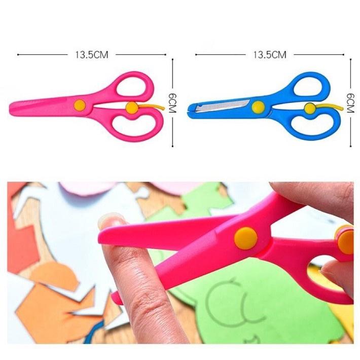 Bộ đồ chơi cắt giấy thủ công tạo hình cho bé