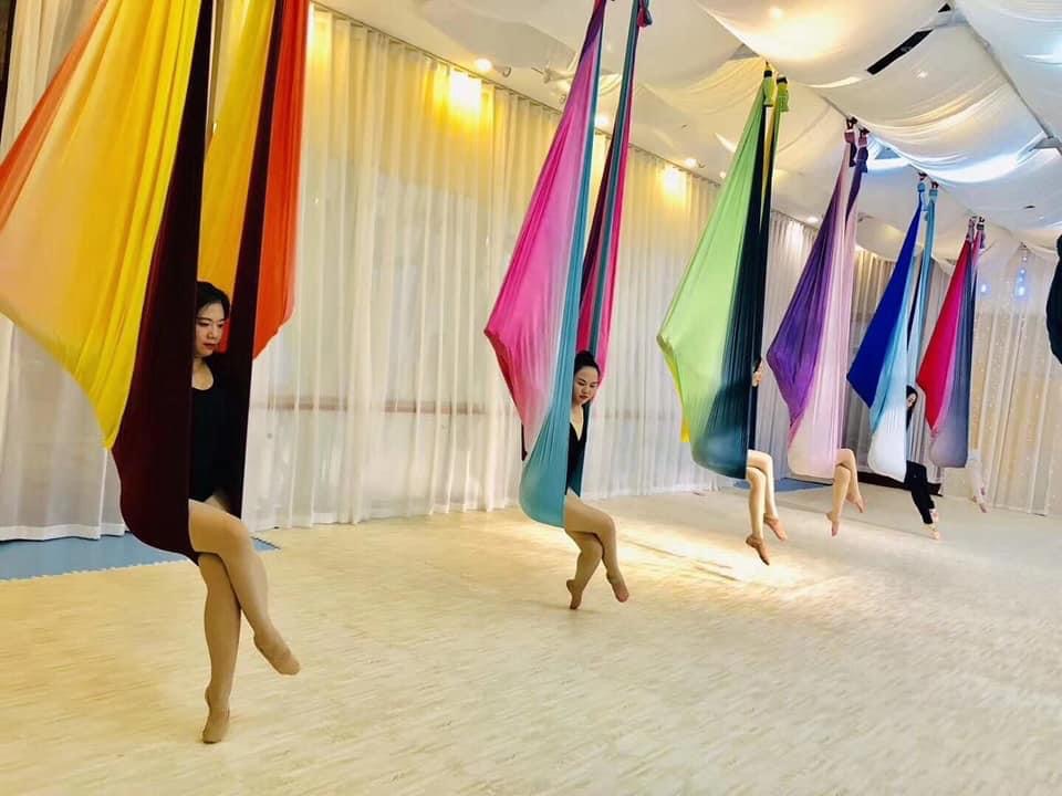 Võng bay tập yoga vải pha chất lượng cao Elite Sport 6m x 2,8m