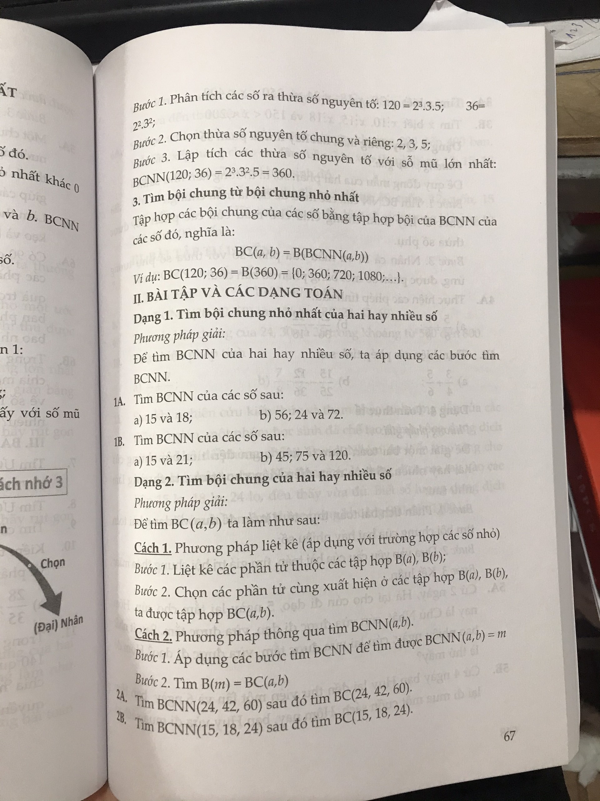 Củng cố và ôn luyện toán 6 tập 1