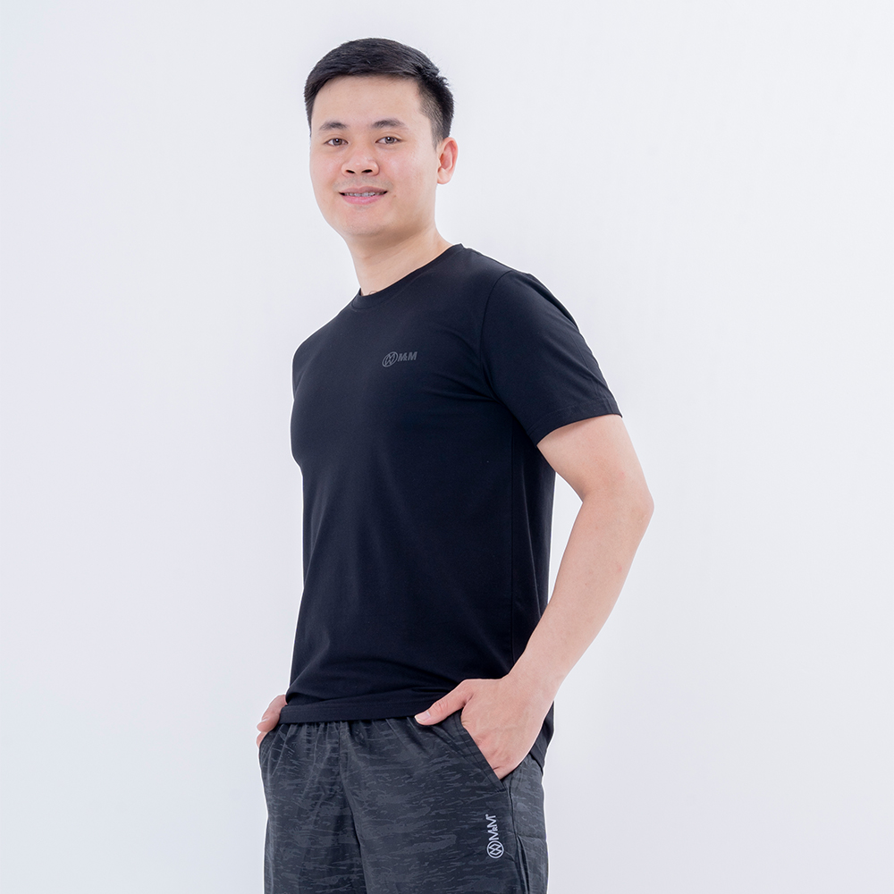 Áo thun nam Cotton Compact Premium trẻ trung năng động thấm hút mồ hôi co giãn 4 chiều MRM Manlywear
