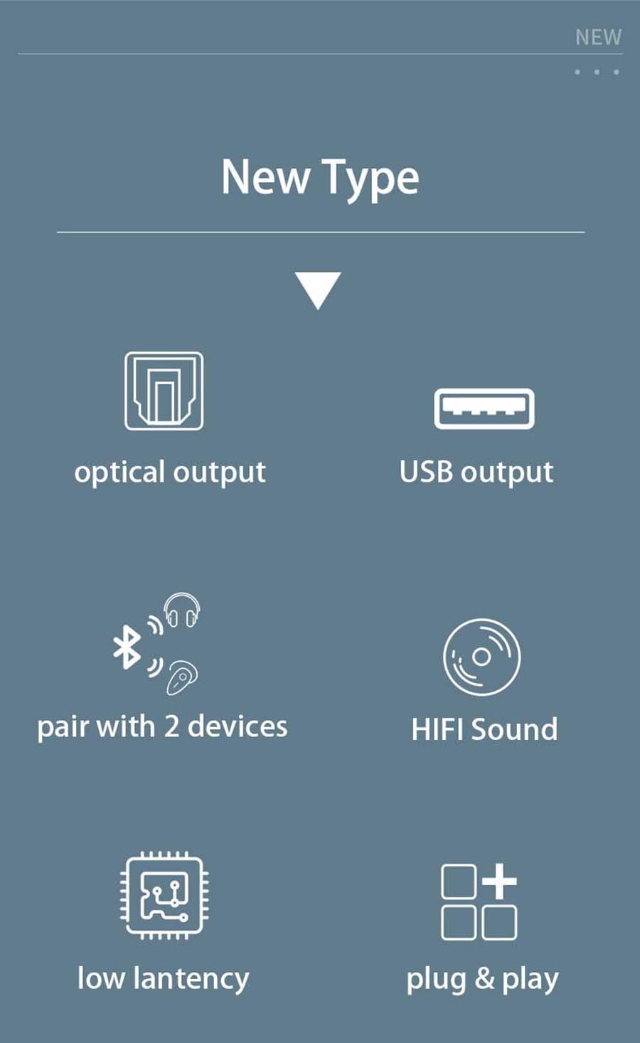 2-in-1 Usb / Optical Bluetooth-compatible Transmitter Compatible For Xbox Ps4 Switch Wireless Audio Adapter