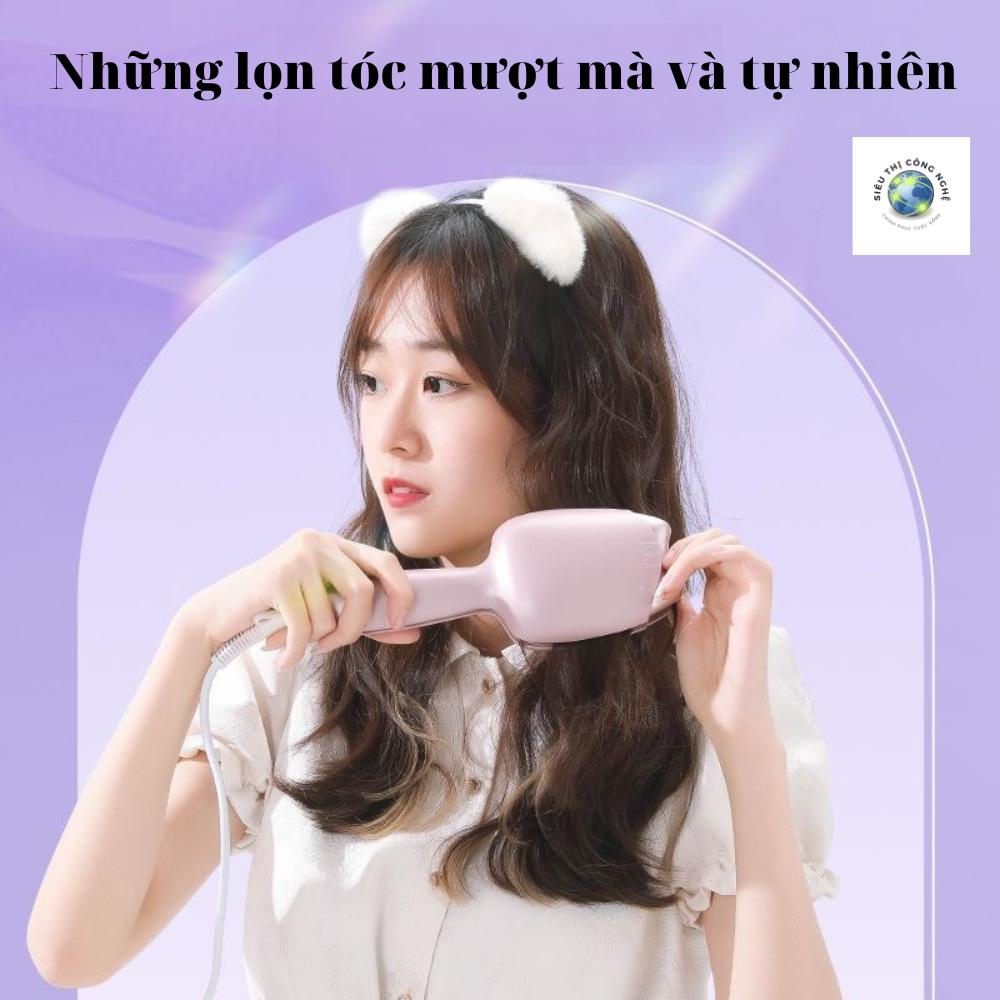 Máy uốn xoăn sóng hippie size 32mm không hại tóc,gợn nước chống bỏng