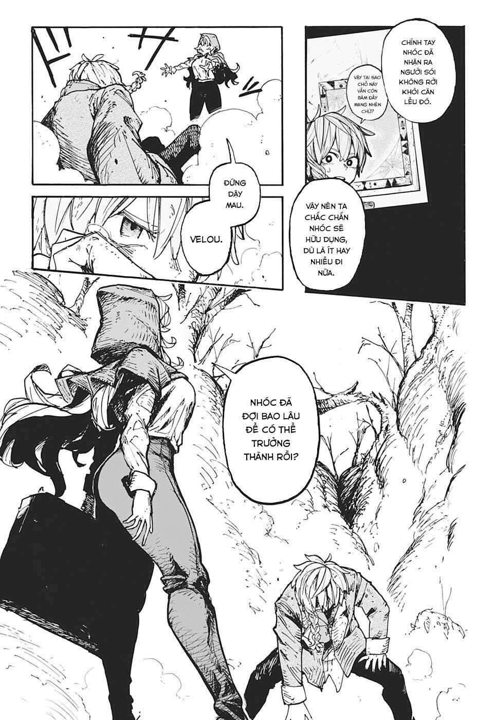 hội thợ săn: khăn đỏ chapter 1 36