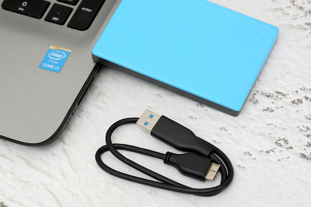 Ổ cứng HDD 1TB WD My Passport G0010BBL Xanh Dương - Hàng chính hãng